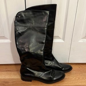 🔥🔥AWESOME Calvin Klein leather knee high boots💥💥💥💥🎆